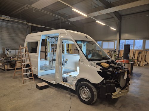Halle von TS Fahrzeugtechnik GmbH – unser Umbaupartner